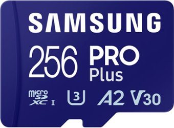 Samsung - Pro Plus 256GB microSDXC Memory Card - Front_Zoom