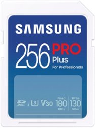 Samsung - Pro Plus 256GB SDXC Memory Card - Front_Zoom