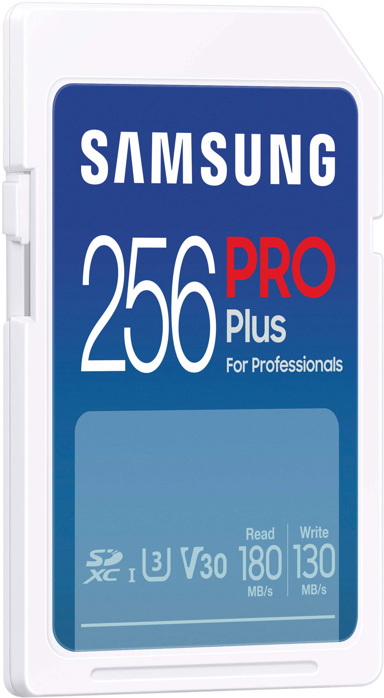 Alt View 11. Samsung - Pro Plus 256GB SDXC Memory Card - Blue.