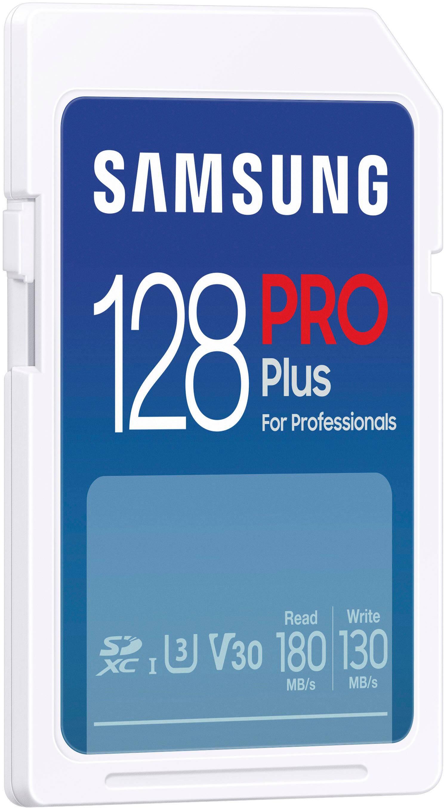 Alt View 11. Samsung - Pro Plus 128GB SDXC Memory Card - Blue.