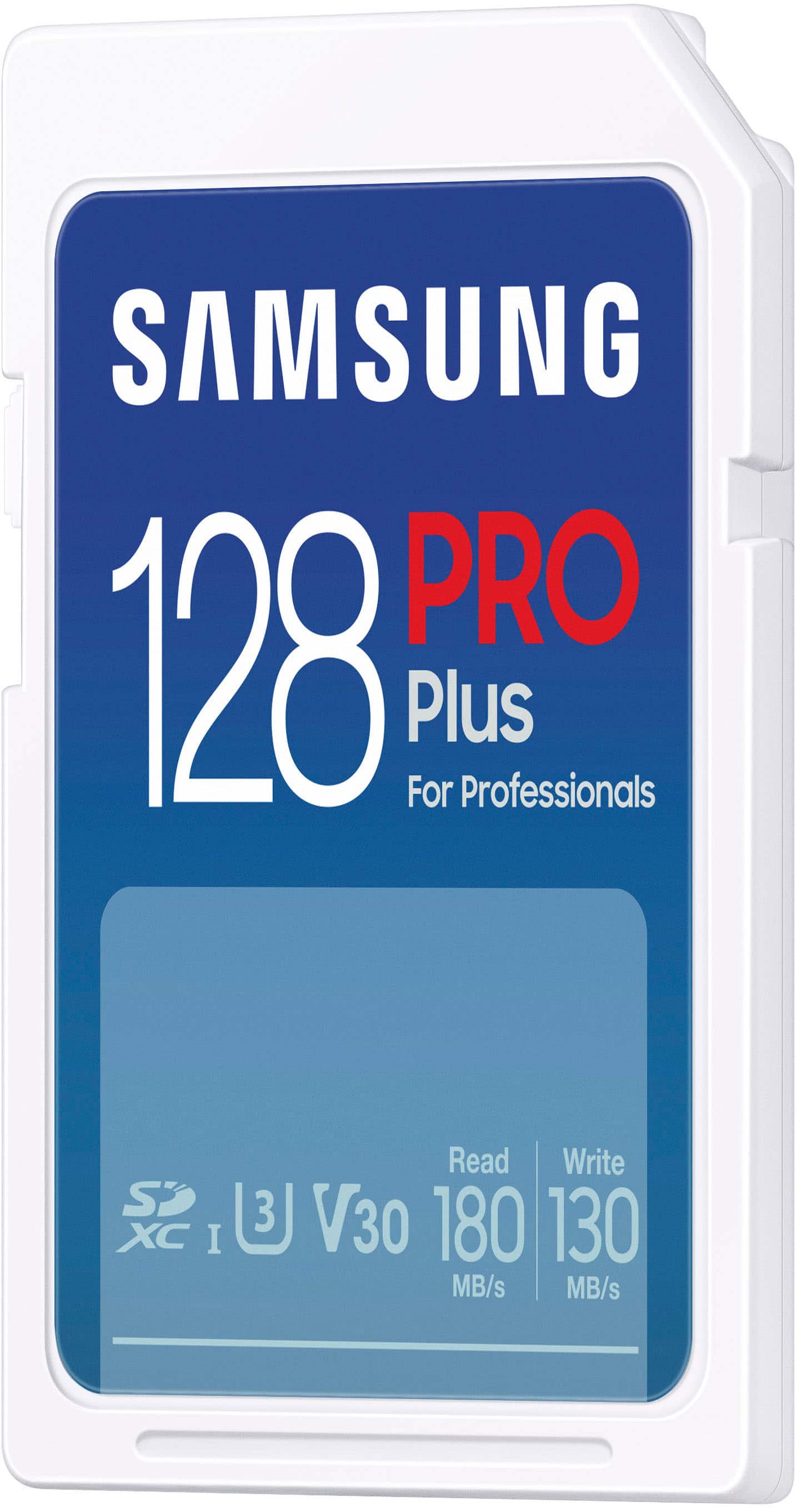 Alt View 12. Samsung - Pro Plus 128GB SDXC Memory Card - Blue.
