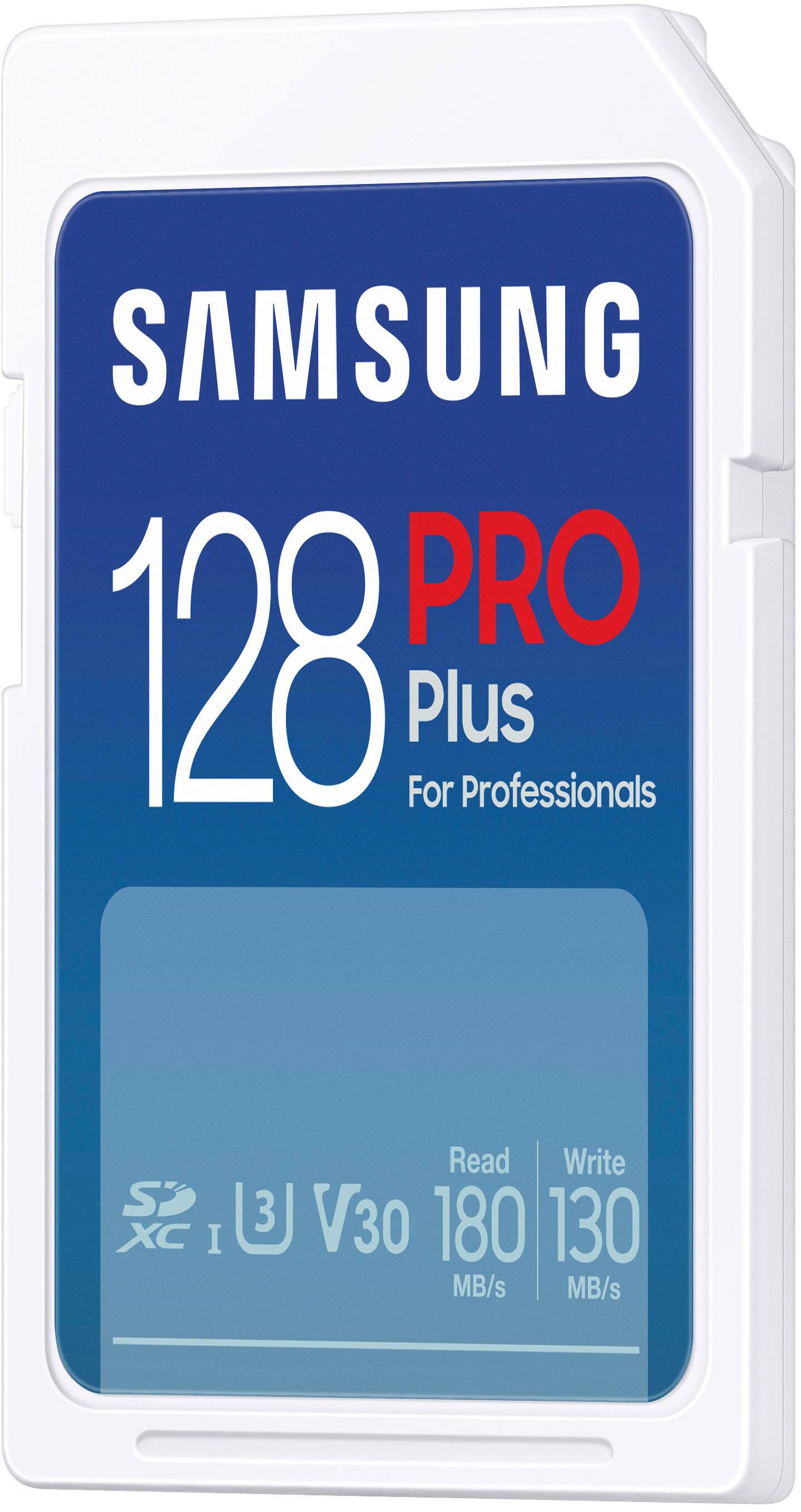 Alt View 12. Samsung - Pro Plus 128GB SDXC Memory Card - Blue.