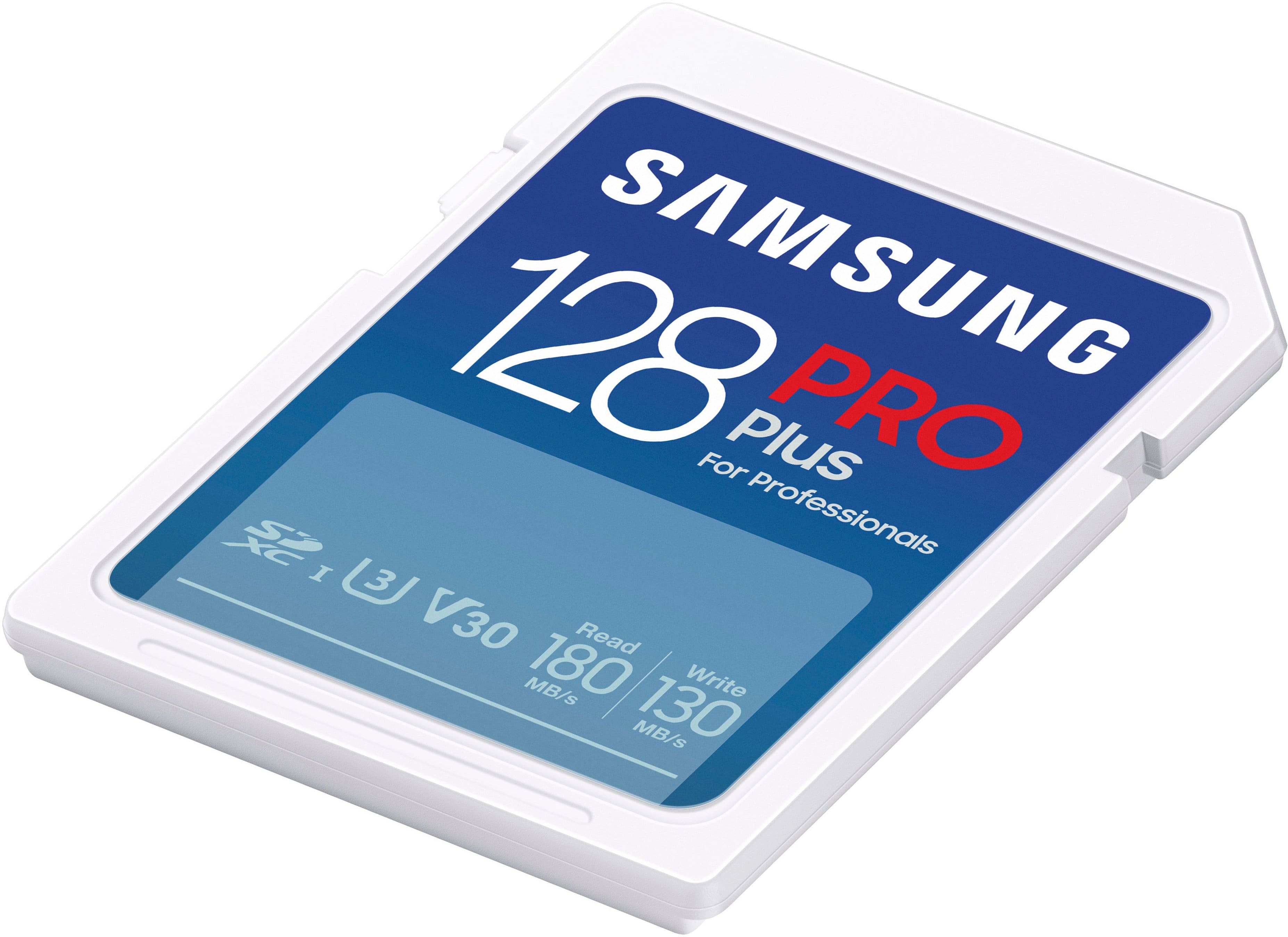 Alt View 13. Samsung - Pro Plus 128GB SDXC Memory Card - Blue.