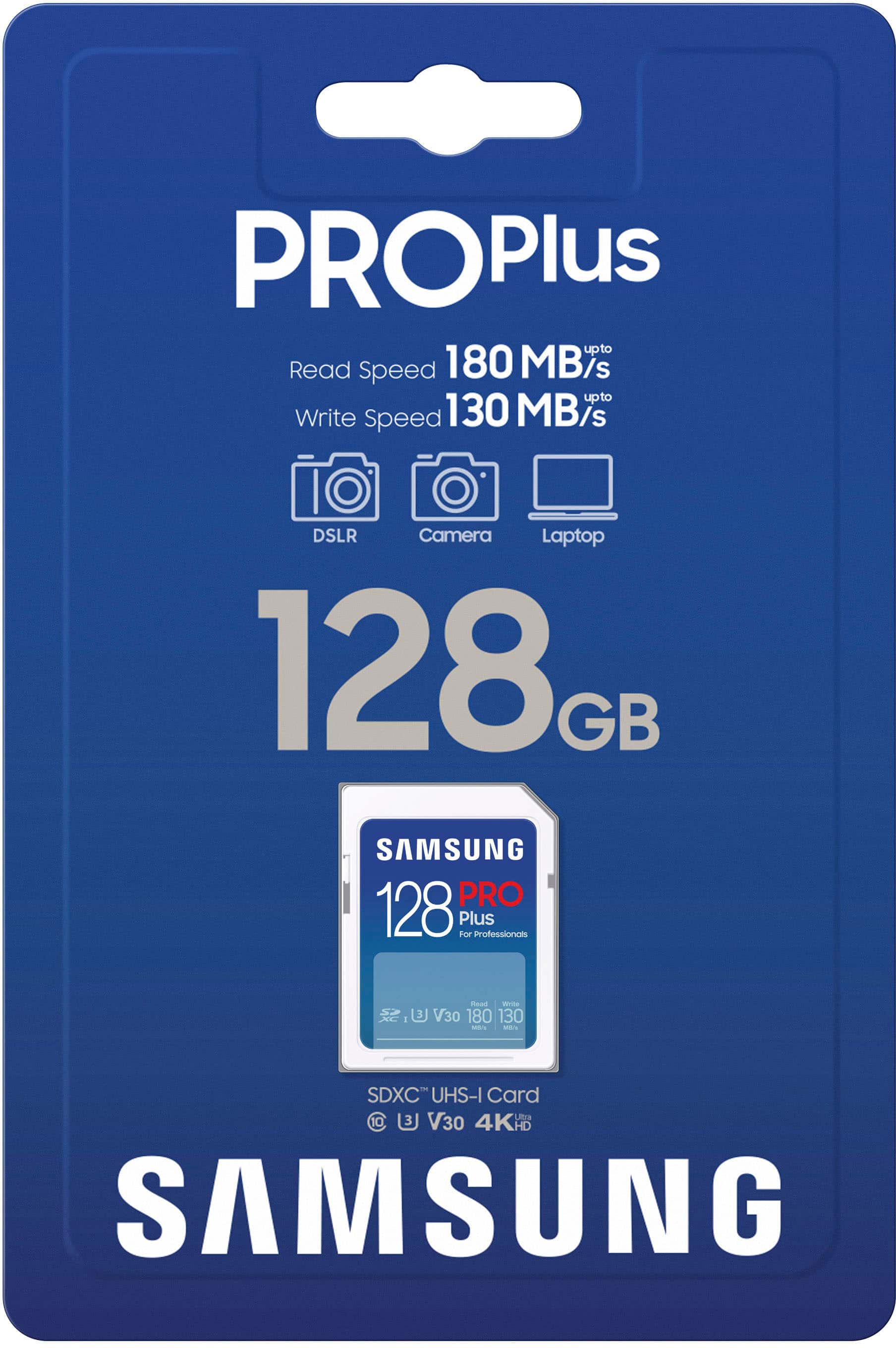 Alt View 14. Samsung - Pro Plus 128GB SDXC Memory Card - Blue.