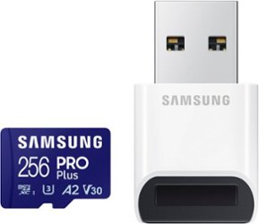 Samsung - Pro Plus  256GB microSDXC Memory Card - Front_Zoom