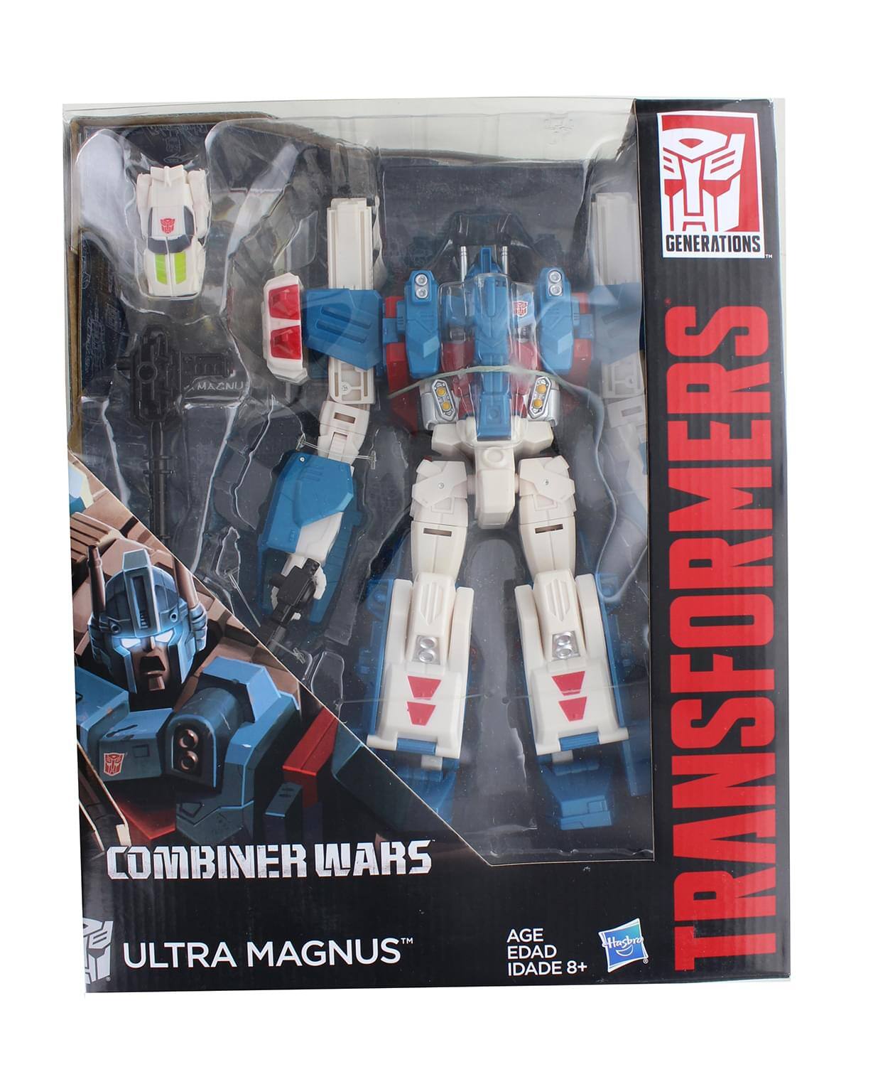 TRANSFORMERS GENERATIONS  
COMBINER WARS  
ULTRA MAGNUS™  

AGE EDAD IDADE 8+  

Hasbro