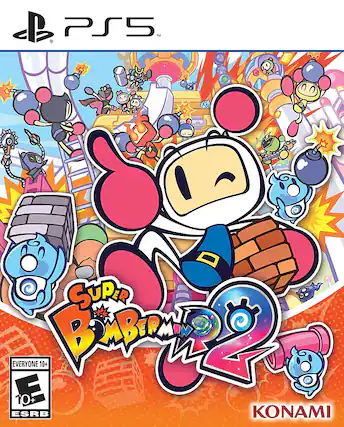 Front. Konami - Super Bomberman R 2. - E10+ (Everyone 10+)