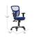 Alt View 12. Alamont Home - Mid-Back Ergonomic Multifunction Mesh Chair with Polyurethane Wheels - Blue.