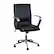 Front. Alamont Home - Designer Executive Swivel Office Chair with Arms - Black/Chrome.