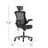 Alt View 12. Alamont Home - Ergonomic Swivel Task Chair with Roller Wheels & Flip Up Arms - Black.