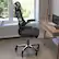 Alt View 13. Alamont Home - Ergonomic Swivel Task Chair with Roller Wheels & Flip Up Arms - Black.