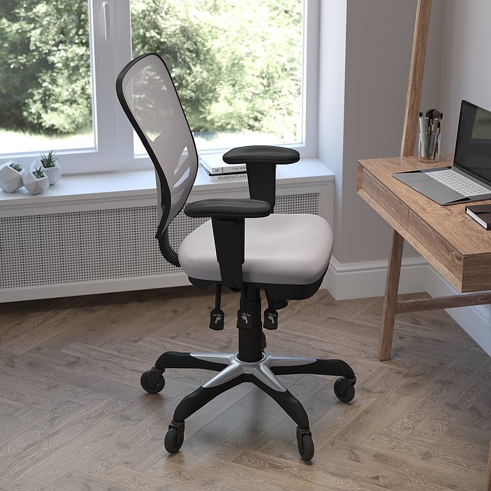 Alt View 13. Alamont Home - Mid-Back Ergonomic Multifunction Mesh Chair with Polyurethane Wheels - Gray.