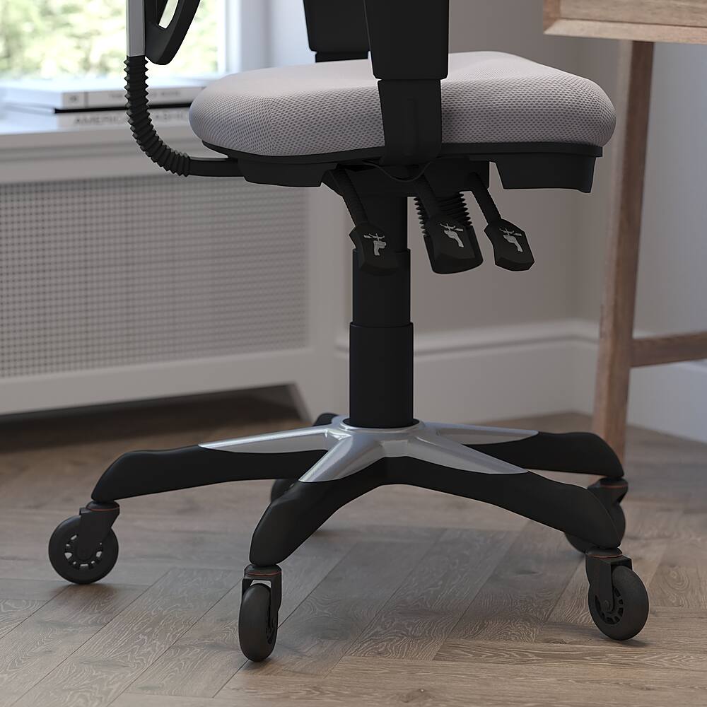 Alt View 14. Alamont Home - Mid-Back Ergonomic Multifunction Mesh Chair with Polyurethane Wheels - Gray.