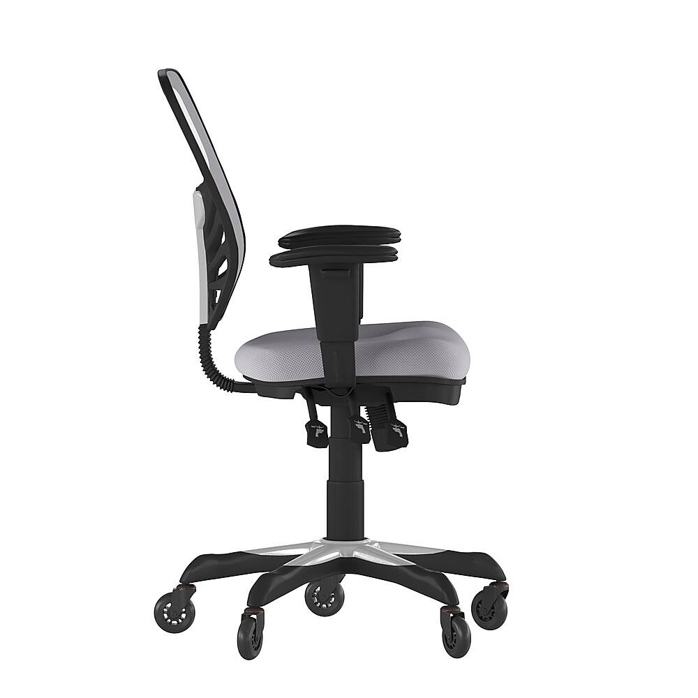 Alt View 15. Alamont Home - Mid-Back Ergonomic Multifunction Mesh Chair with Polyurethane Wheels - Gray.