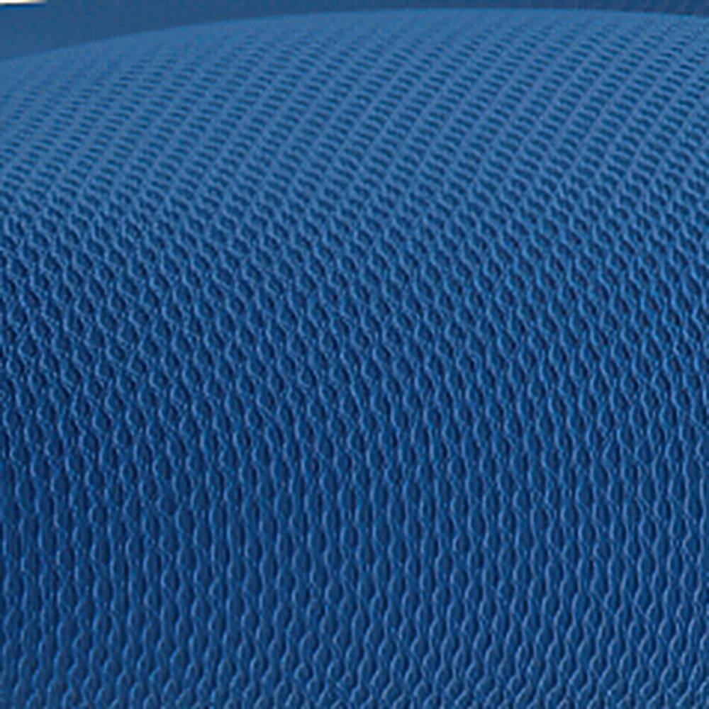 Alt View 16. Alamont Home - Mid-Back Ergonomic Multifunction Mesh Chair with Polyurethane Wheels - Blue Mesh/White Frame.