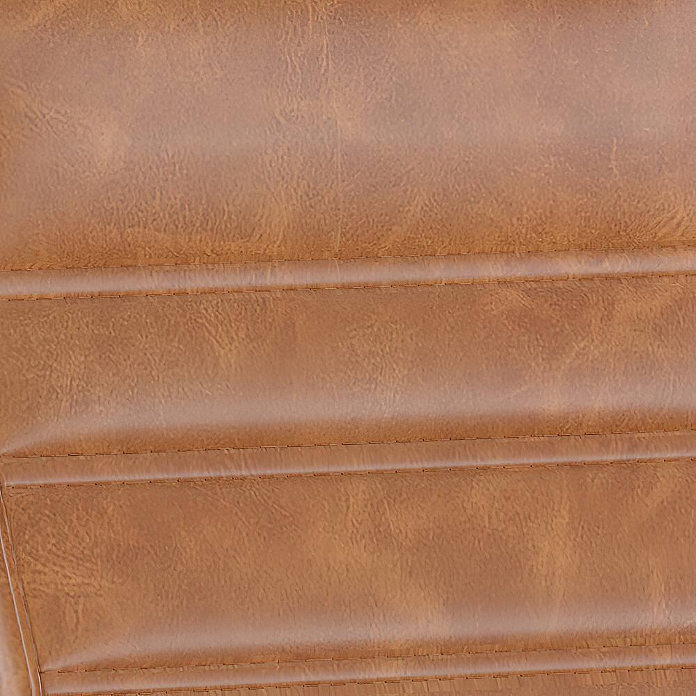 Alt View 16. Alamont Home - Executive Chair on Skate Wheels - Brown LeatherSoft/Black Frame.