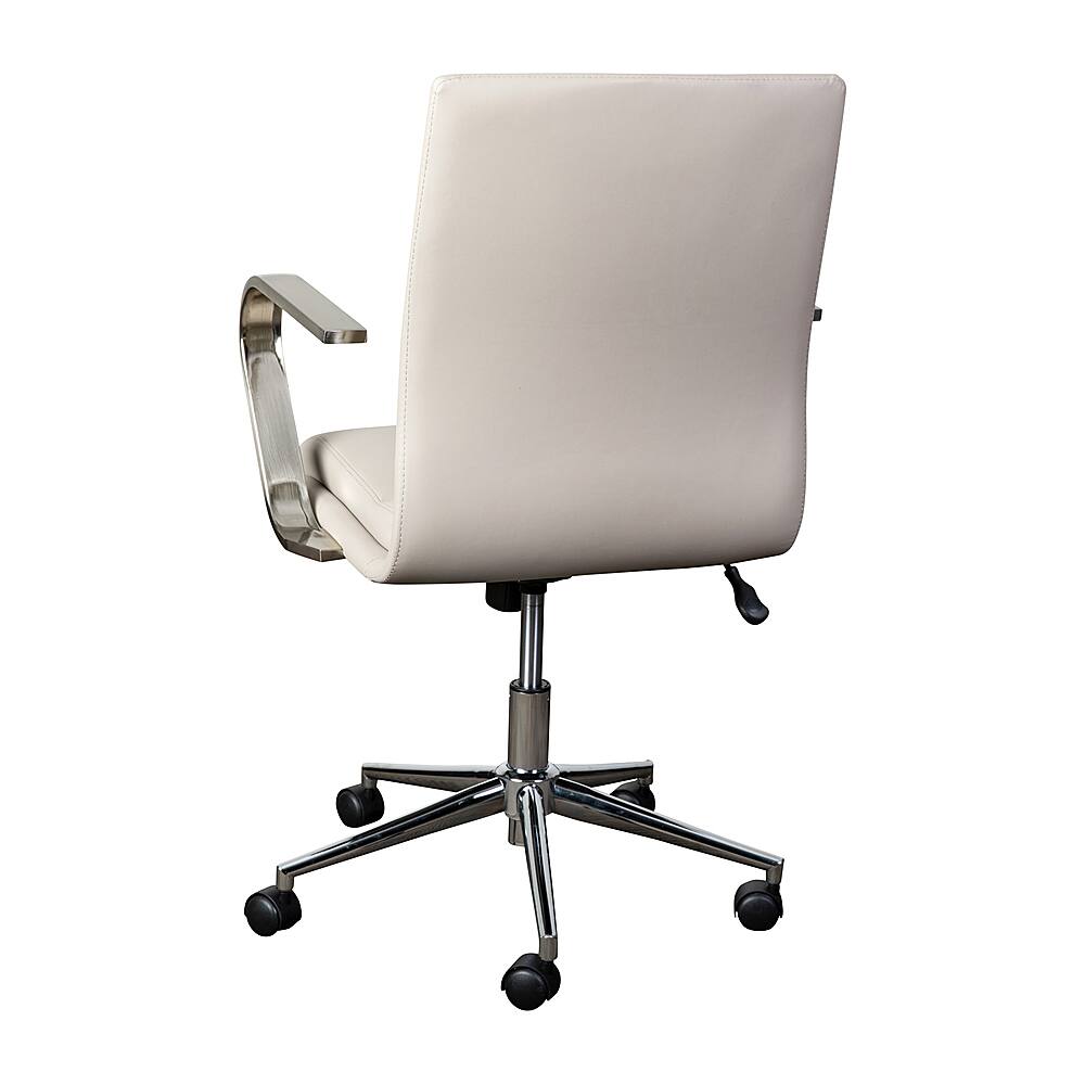 Alt View 16. Alamont Home - Designer Executive Swivel Office Chair with Arms - Taupe/Chrome.