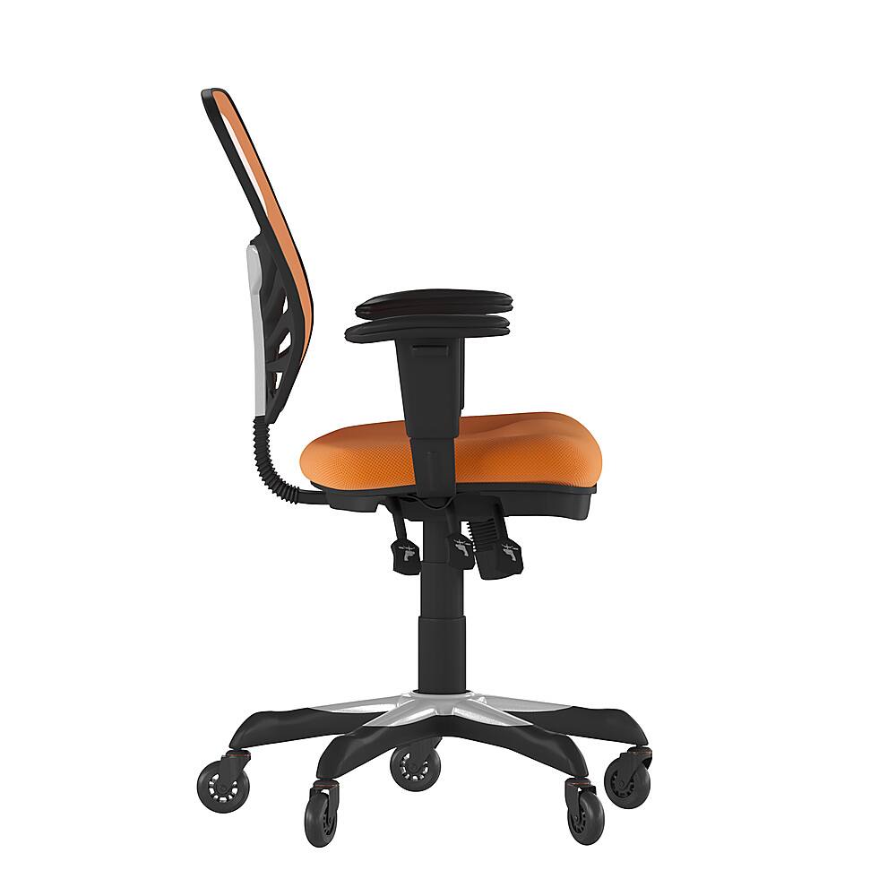 Alt View 15. Alamont Home - Mid-Back Ergonomic Multifunction Mesh Chair with Polyurethane Wheels - Orange.
