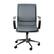 Alt View 11. Alamont Home - Designer Executive Swivel Office Chair with Arms - Gray/Chrome.