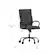 Alt View 12. Alamont Home - Executive Chair on Skate Wheels - Black LeatherSoft/Black Frame.