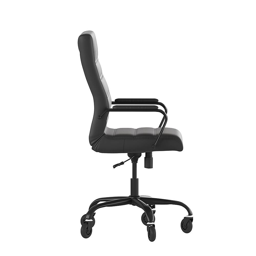 Alt View 15. Alamont Home - Executive Chair on Skate Wheels - Black LeatherSoft/Black Frame.