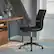 Alt View 12. Alamont Home - Designer Executive Swivel Office Chair with Arms - Black/Black.