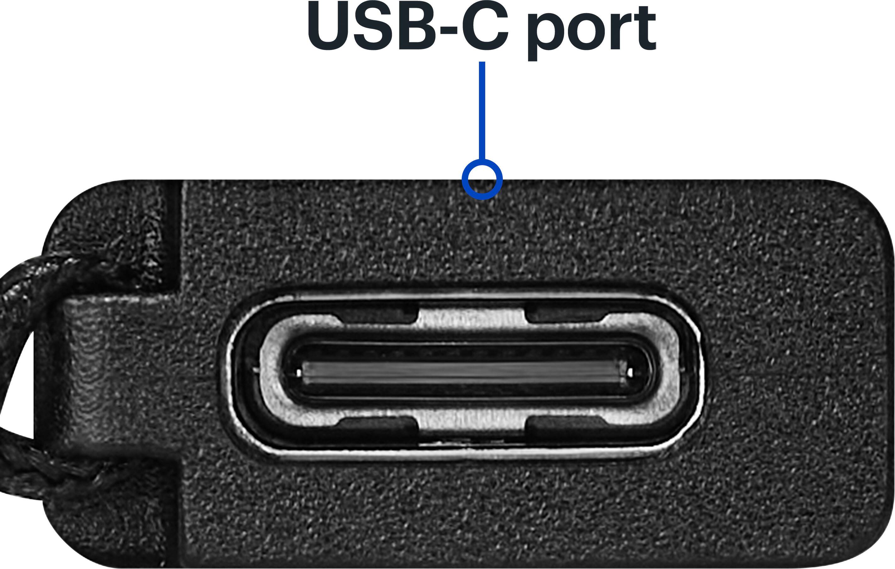 Alt View 12. Best Buy essentials™ - Female USB-C to Male USB Adapter (2-Pack) - Black.