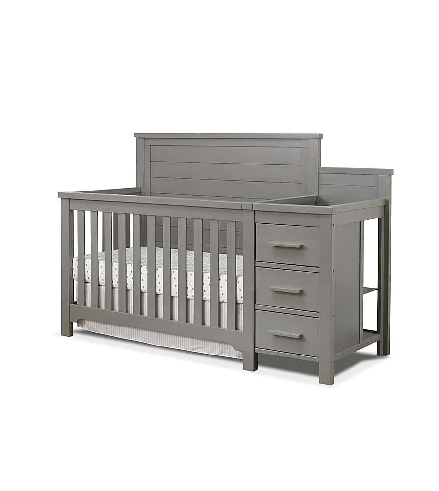 Weathered grey deals crib