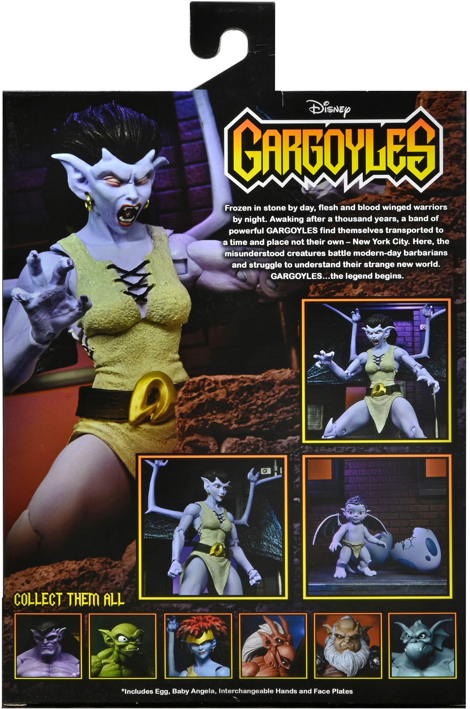 Alt View 11. NECA - Gargoyles 7” Ultimate Action Figure - Angela.