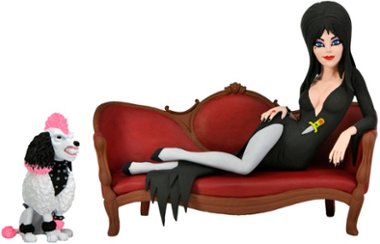 NECA - Toony Terrors 6” Action Figure-Elvira on Couch Boxed Set - Front_Zoom