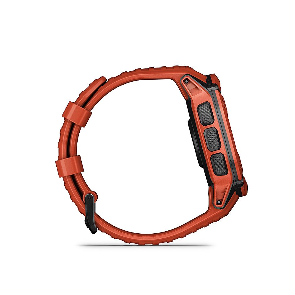 Alt View 1. Garmin - Instinct 2X Solar Smartwatch 50 mm Fiber-reinforced Polymer - Red.