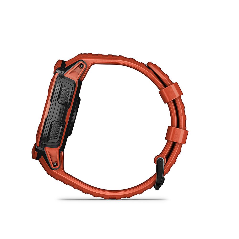 Alt View 2. Garmin - Instinct 2X Solar Smartwatch 50 mm Fiber-reinforced Polymer - Red.