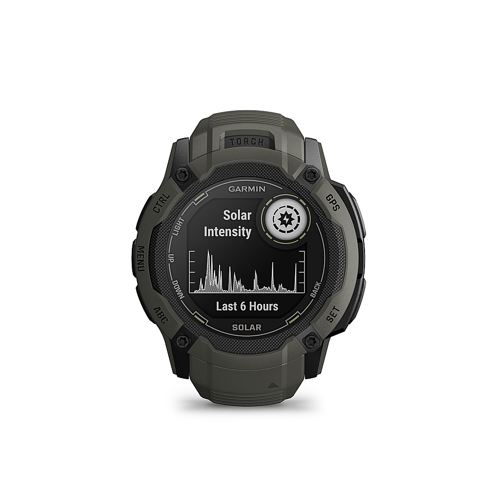 Garmin Instinct 2X Solar Smartwatch 50 mm Fiber-reinforced Polymer Green  010-02805-15 - Best Buy
