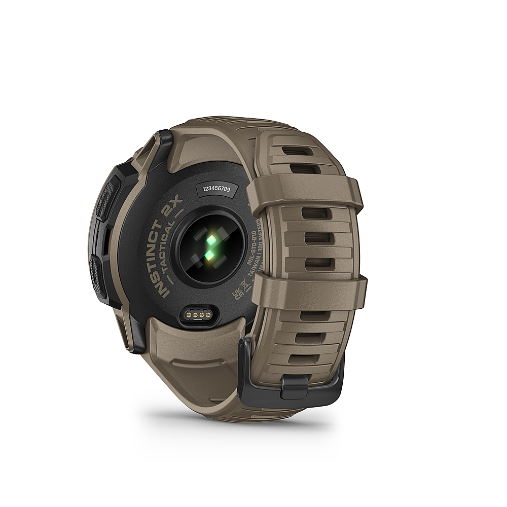 snap muis bal Garmin Instinct 2X Solar Tactical Edition Smartwatch 50 mm Fiber-reinforced  Polymer Tan 010-02805-12 - Best Buy