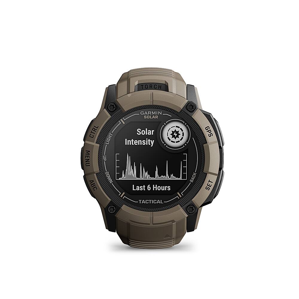  Garmin Instinct 2X Solar - Tactical Edition, Rugged GPS  Smartwatch, Built-in Flashlight, Ballistics Calculator, Solar Charging  Capability, Black : Electronics