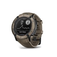Garmin - Instinct 2X Solar Tactical Edition Smartwatch 50 mm Fiber-reinforced Polymer - Tan - Front_Zoom