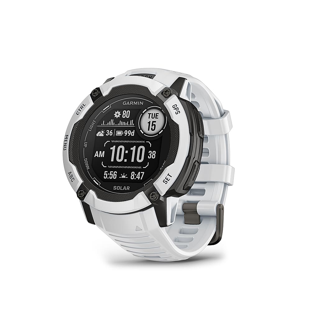 Garmin Instinct 2X Solar Smartwatch 50 mm Fiber-reinforced Polymer White  010-02805-14 - Best Buy