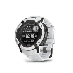 Garmin - Instinct 2X Solar Smartwatch 50 mm Fiber-reinforced Polymer - White - Front_Zoom