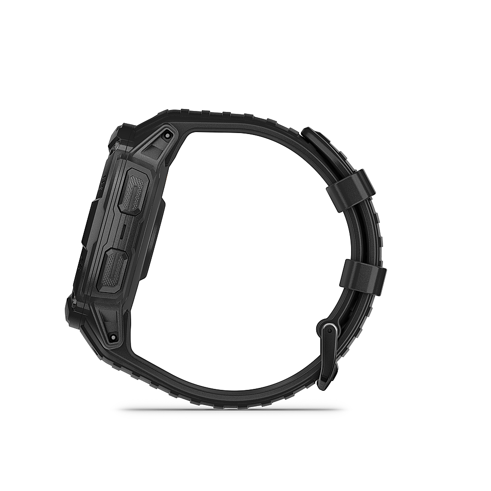  Wearable4U Garmin Instinct 2X Solar Tactical 50 mm Rugged GPS  Men Smartwatch, Black with Power Glass Lens, Stealth Mode, LED Flashlight  Black Earbuds Bundle : Electronics