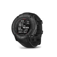Garmin - Instinct 2X Solar Tactical Edition Smartwatch 50 mm Fiber-reinforced Polymer - Black - Front_Zoom