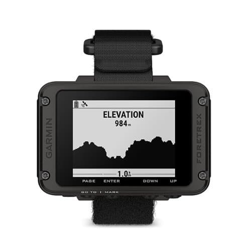 Garmin - Foretrex 801 GPS Smartwatch Navigator with Strap 73 mm Fiber-Reinforced Polymer - Black - (2023)