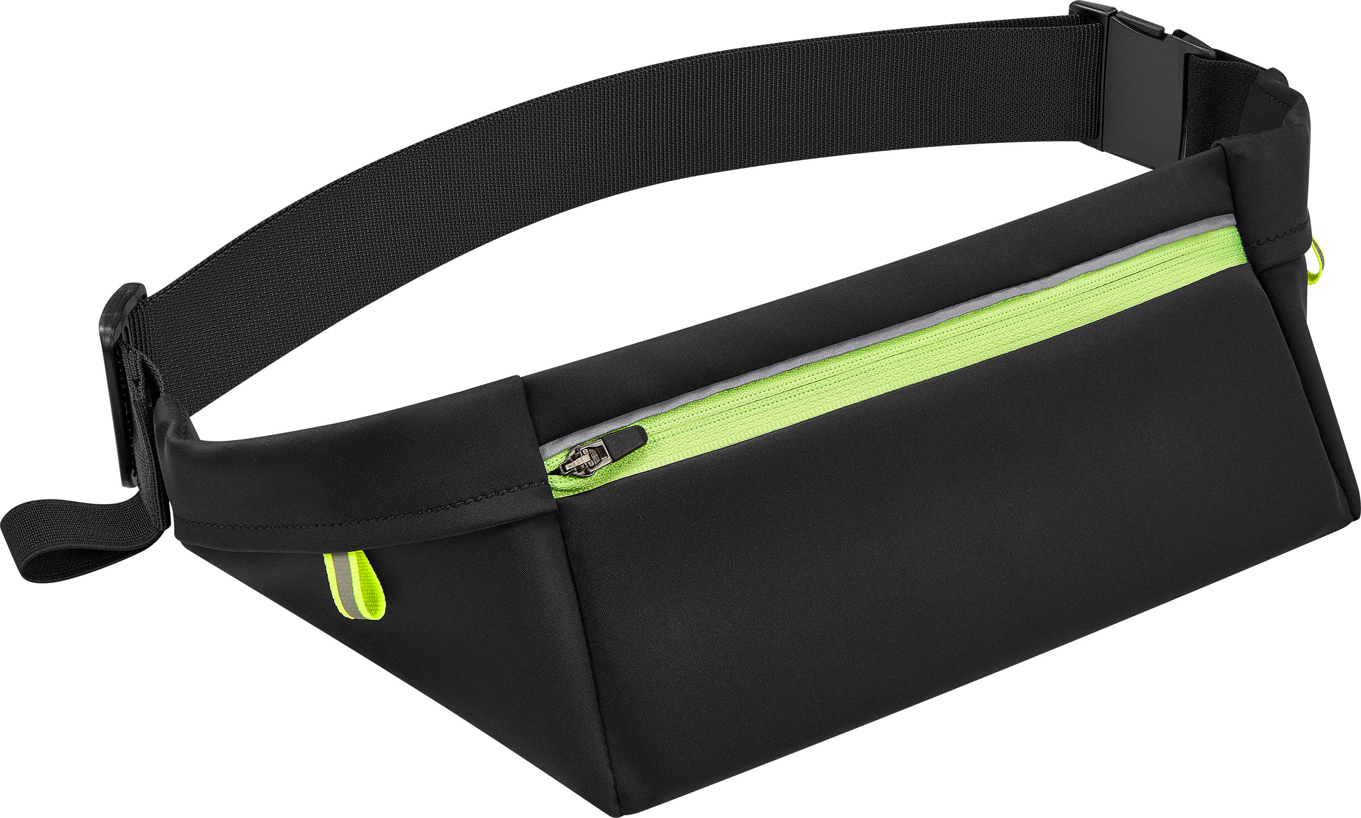 Insignia™ Running Belt for Phone Screens up to 7 Black/Neon Green