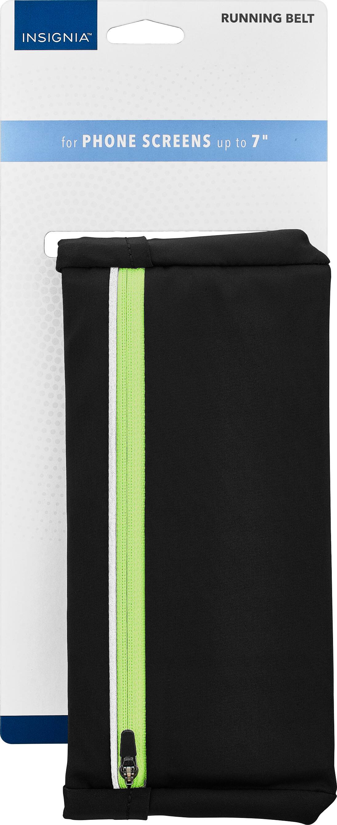 Alt View 13. Insignia™ - Running Belt for Phone Screens up to 7" - Black/Neon Green.