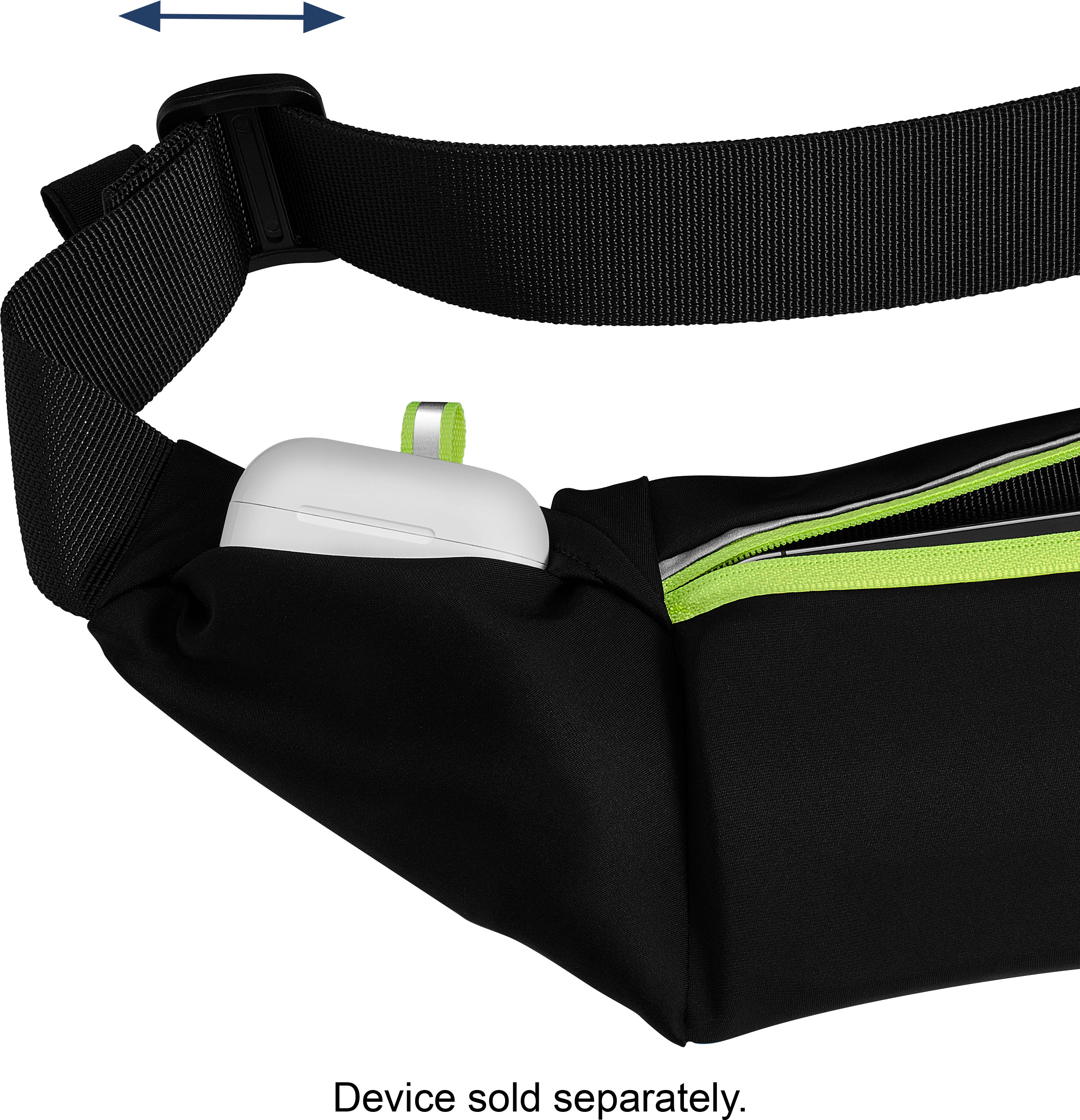 Insignia™ Running Belt for Phone Screens up to 7 Black/Neon Green  NS-RNGBLT - Best Buy