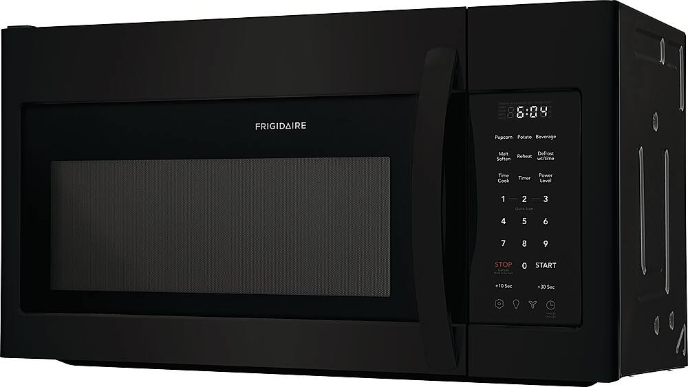 Angle. Frigidaire - 1.8 Cu. Ft. Over-The-Range Microwave - Black.
