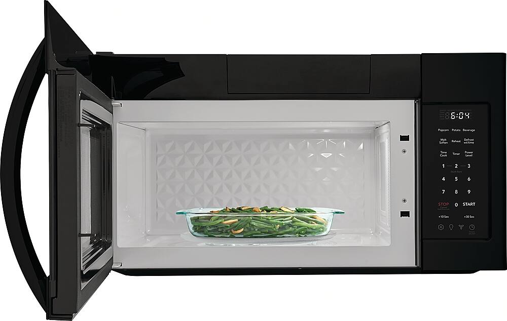 Alt View 11. Frigidaire - 1.8 Cu. Ft. Over-The-Range Microwave - Black.