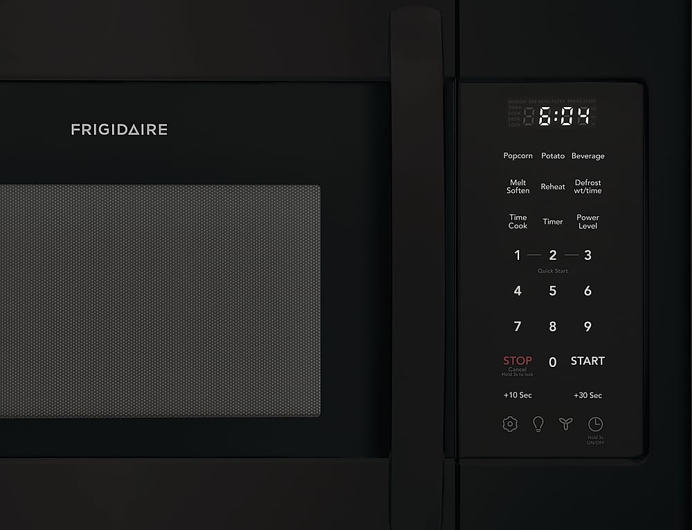 Alt View 15. Frigidaire - 1.8 Cu. Ft. Over-The-Range Microwave - Black.