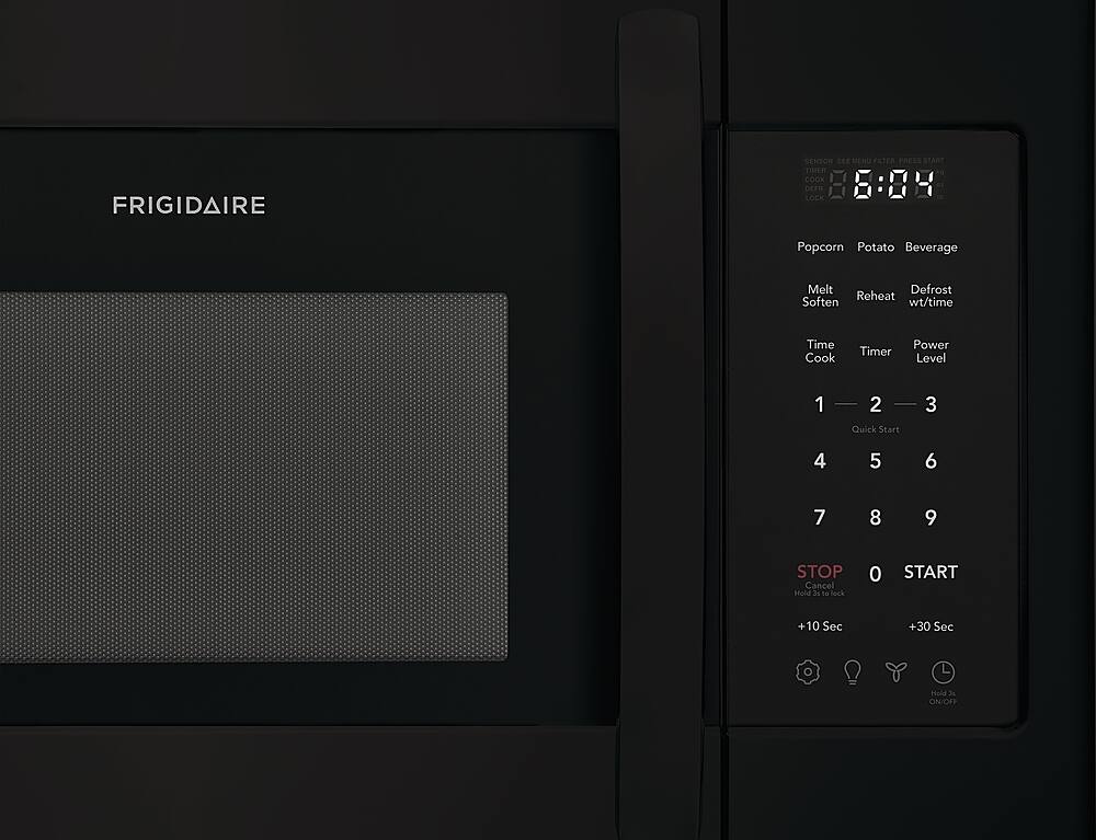 Alt View 15. Frigidaire - 1.8 Cu. Ft. Over-The-Range Microwave - Black.