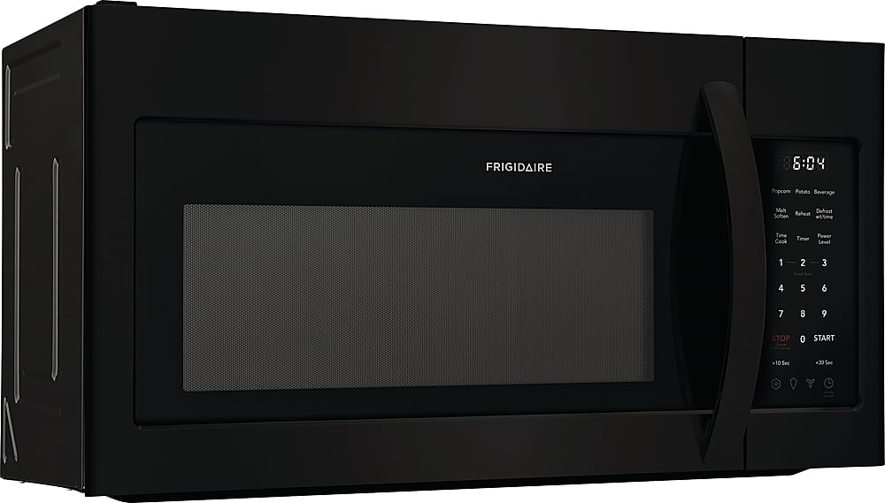 Left. Frigidaire - 1.8 Cu. Ft. Over-The-Range Microwave - Black.