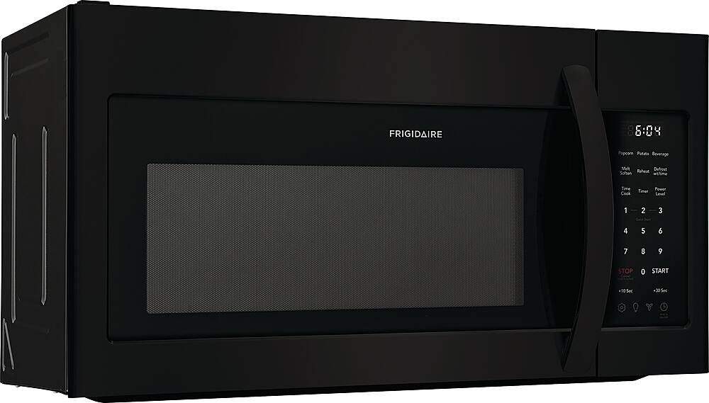Left. Frigidaire - 1.8 Cu. Ft. Over-The-Range Microwave - Black.